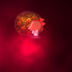 The red means something is close by and wants you to float with them.